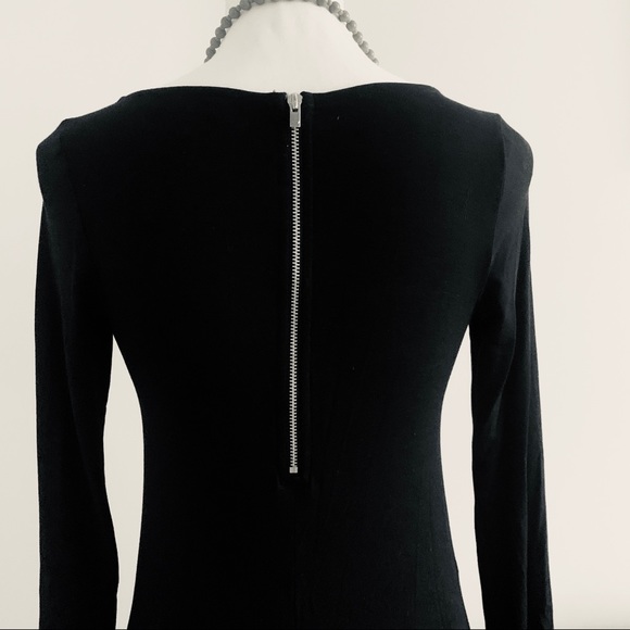 EXPRESS A LINE JERSEY DRESS WITH EXPOSED ZIPPER - Picture 6 of 7